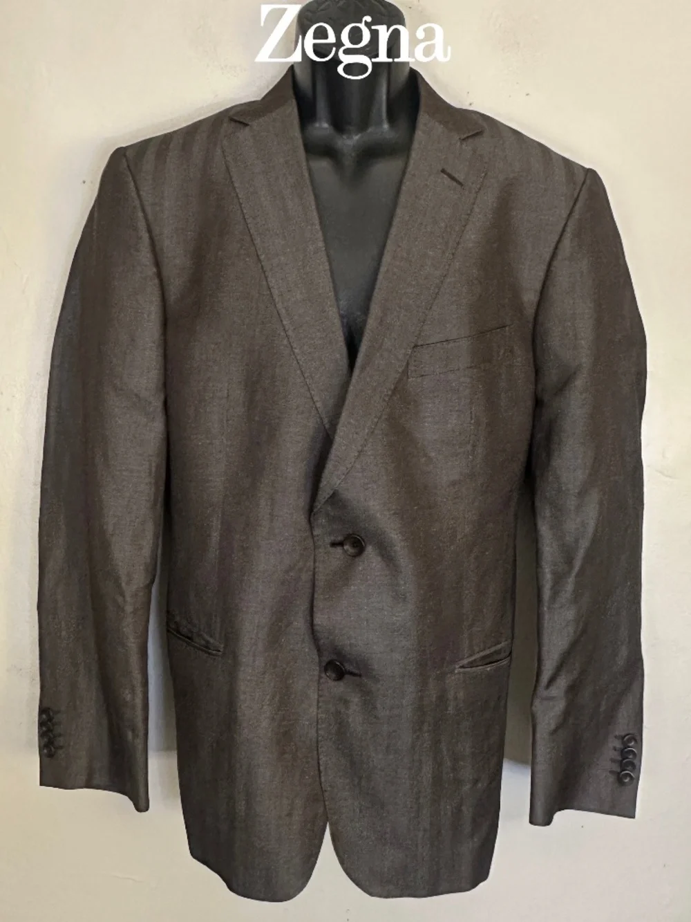 Z Zegna Linen Silk Blazer EU 54R / ~US 44R Gently worn 55% linen/45% silk